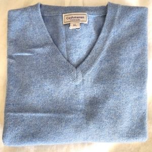 Cashmeren Premium Quality Blue Vest Men's Size XL